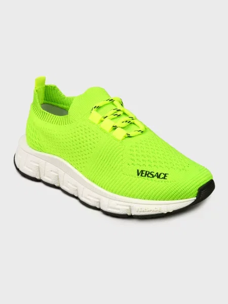 Кроссовки Versace зеленые