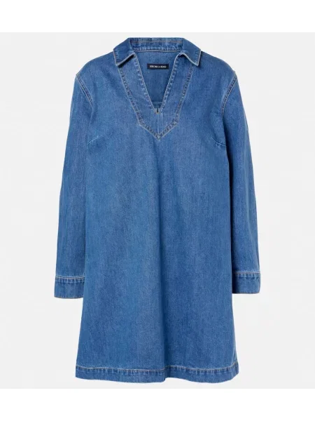 Sukienka jeansowa Veronica Beard niebieska