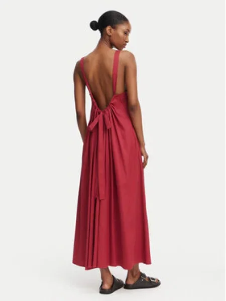 Každodenní šaty Max Mara Beachwear červené