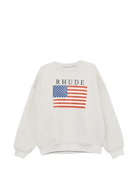 Hanorac Rhude cu imagine gri