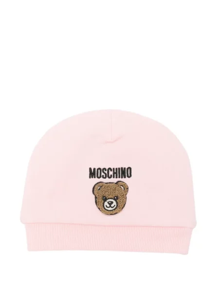 Czapka dziecięca Moschino różowa