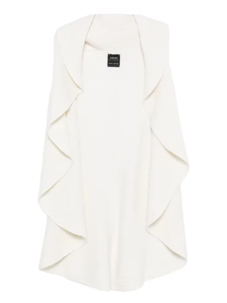 Cardigan Marccain cu volane alb