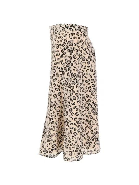 Fustă Altuzarra de mătase cu imagine cu model leopard