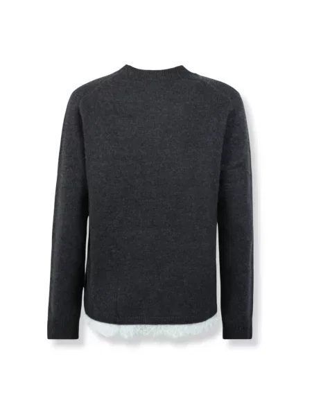 Sweter Loulou De Saison z kaszmiru szary