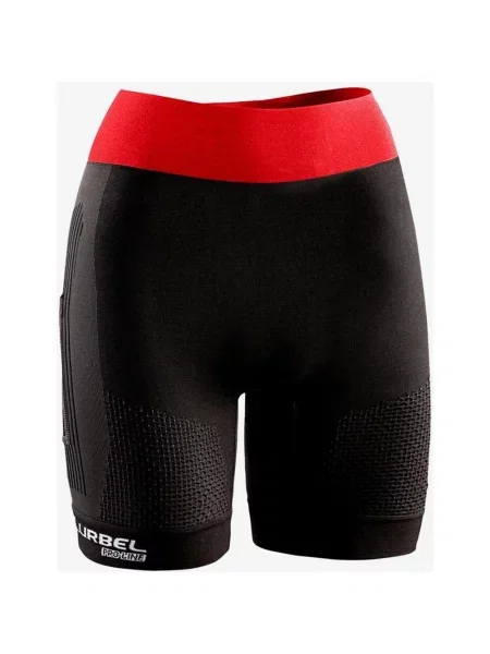 Legginsy krótkie Lurbel Tifon Pro czerwony XS czarny