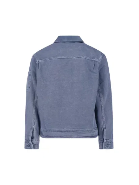 Kurtka jeansowa A.p.c. niebieska