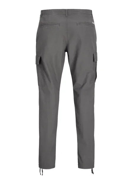 JACK & JONES Laisvo stiliaus kelnės JPSTKane JJBarkley tamsiai pilka