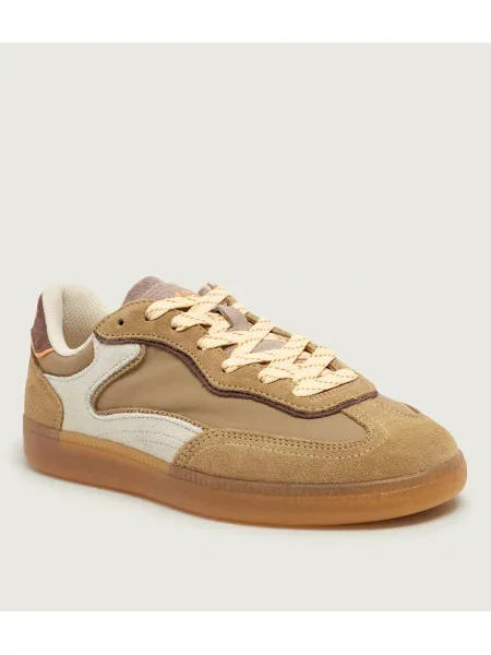 HOFF Sneakers Park | piele întoarsă bej