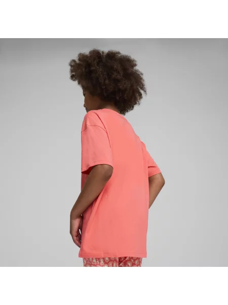 PUMA Młodzieżowa koszulka Essentials Animal Logo Infill Odzież czerwony