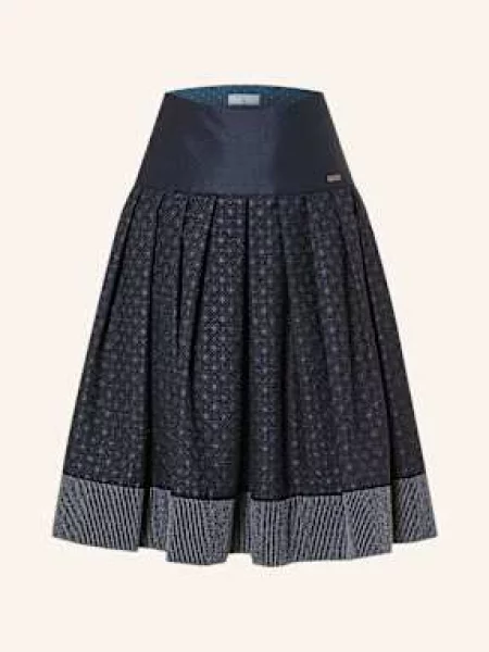 Rockmacherin Spódnica blau niebieska