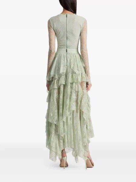 Fustă Alice + Olivia din dantelă verde