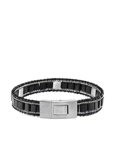 Brăţară Nialaya Jewelry negru