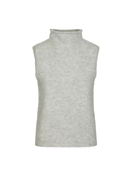 Bezrękawnik ze stójką model ‘Odelia’ Neo Noir szara