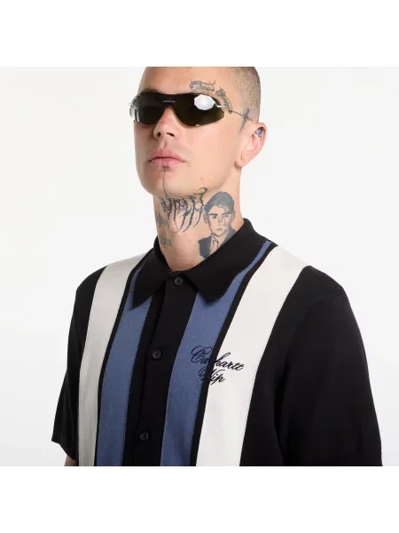 Carhartt WIP S/S Mello Knit Shirt сорочка чорна