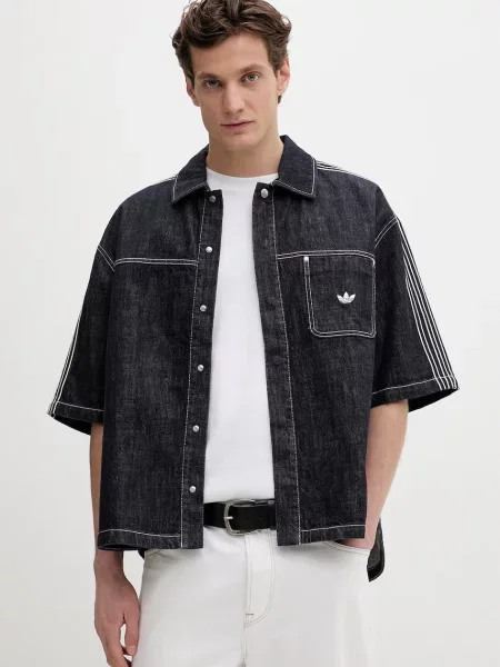 Jeans srajca adidas Originals modra