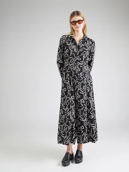 ABOUT YOU Rochie Aurelia negru alb