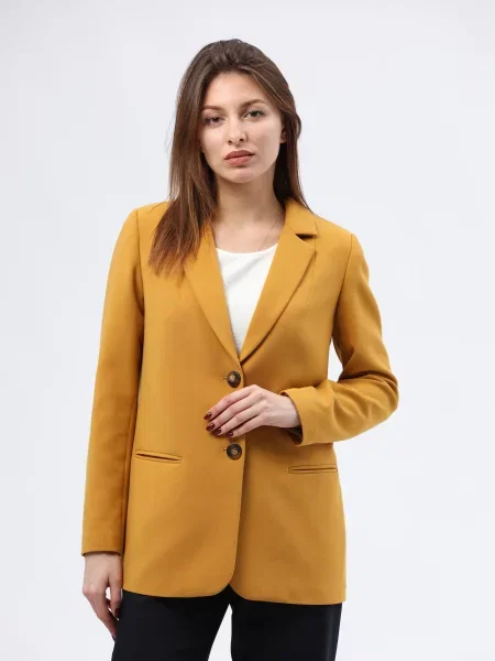 CAT ORANGE Піджак Гірчичний Віскоза/поліамід помаранчевий