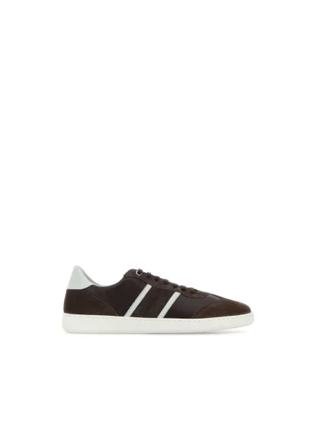 Sneakersy Ferragamo brązowe