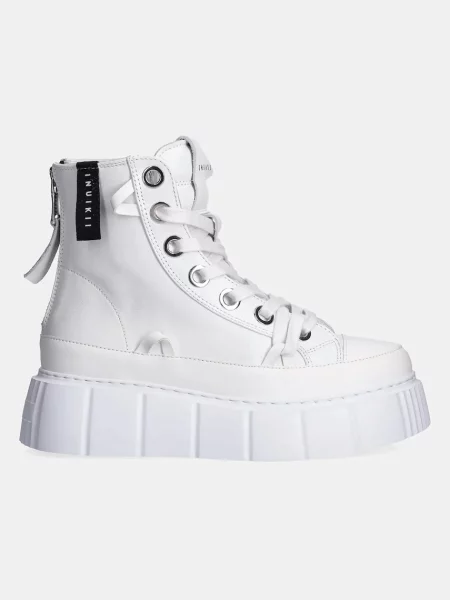 Кожаные кеды Inuikii белые