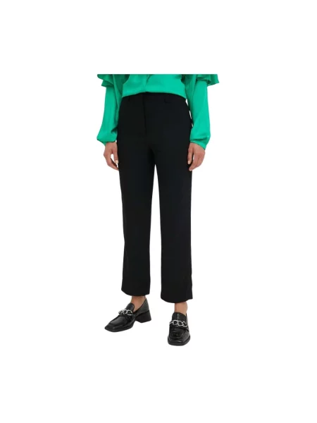 Day Birger et Mikkelsen spodnie proste high waist czarny