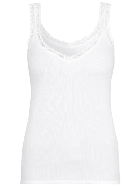 S.Oliver Bluză de noapte alb