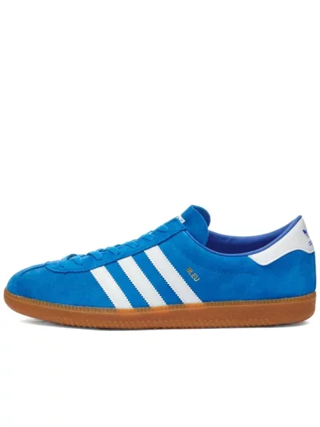 Sneakersy Adidas Originals skórzane niebieskie