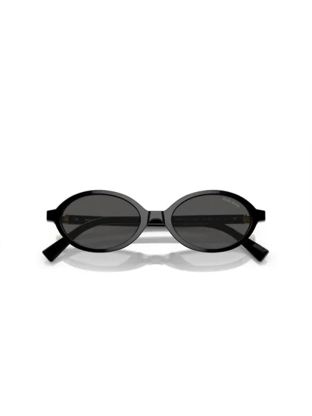 Napszemüveg Miu Miu Eyewear autogrammal fekete