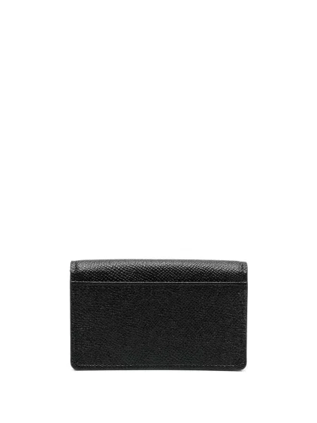 Iš natūralios odos piniginė Maison Margiela juoda