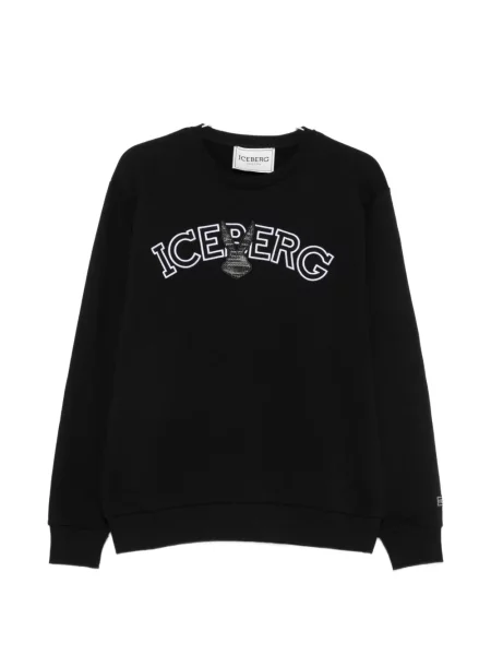 Hanorac Iceberg cu broderie negru