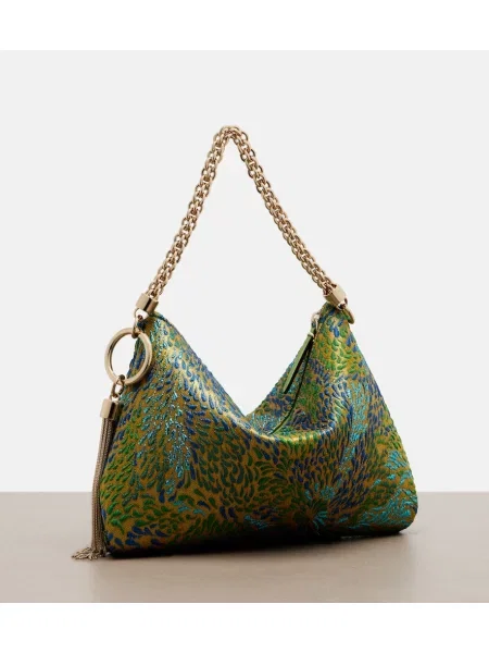 Shopper kabelka Jimmy Choo zelená