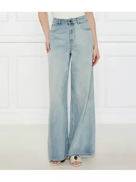 TWINSET Blugi | Relaxed fit albastru