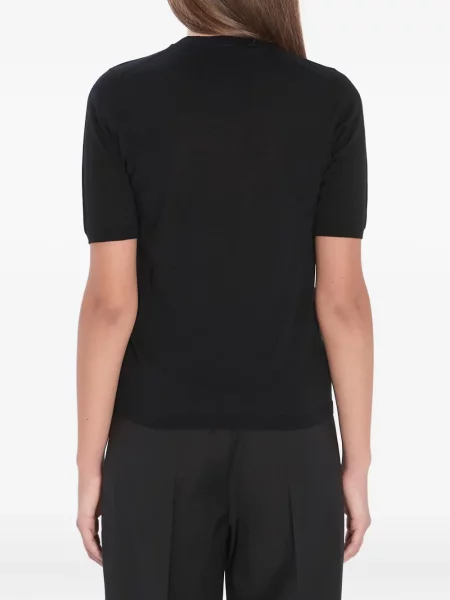 Tricou Max Mara de lână negru