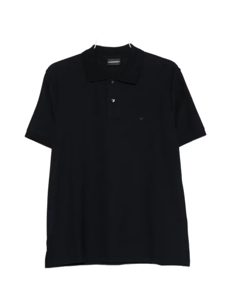 Polo Emporio Armani scurt albastru