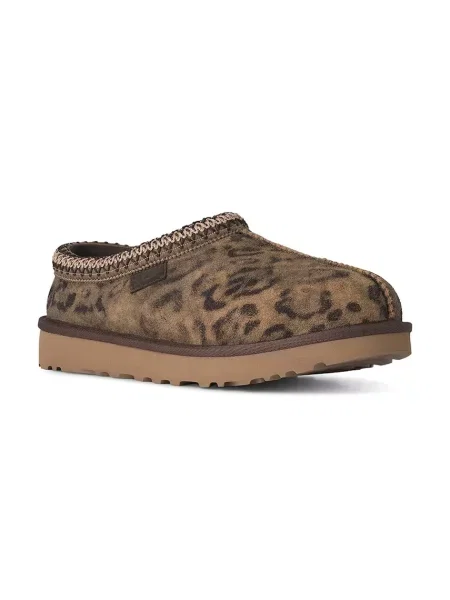 Pantofi Ugg din piele cu buline maro