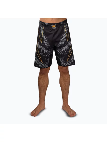 Tréninkové šortky Venum Matupa Fightshorts black/grey/gold černé