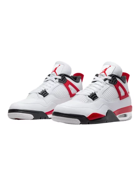 Sneakersy Jordan Air Jordan 4 zamszowe białe