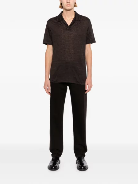 Cămașă Zegna de in maro