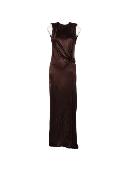Rochie maxi Elisabetta Franchi de costum maro