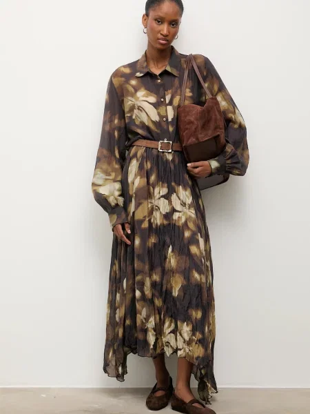 Answear.LAB spódnica maxi rozkloszowana zielony