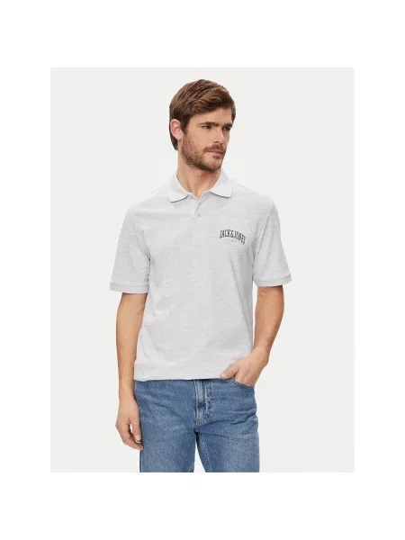 Jack&Jones Polo majica Josh Standard Fit bela