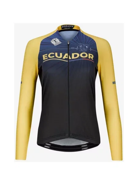 Koszulka rowerowa Bioracer Icon Ecuador Federation długa L niebieska