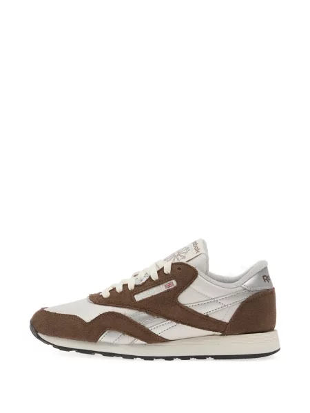 Sneakerși Reebok din piele de căprioară gri