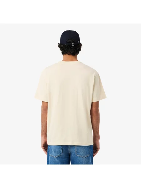 Lacoste футболка чоловіча Classic fit бежева