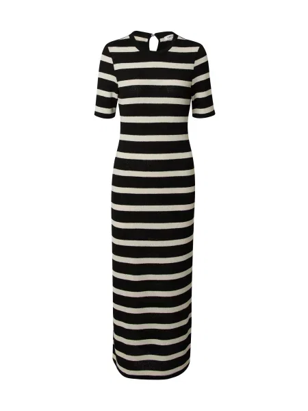 EDITED Rochie Mirja negru alb