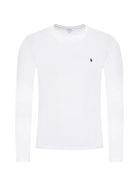 Tricou mânecă lungă Polo Ralph Lauren alb