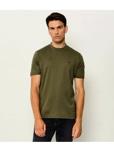 BOSS BLACK Tricou C-Taut 82 | mercerizat negru