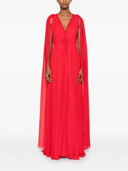 Rochie Silk Love & Lace de mătase roșu