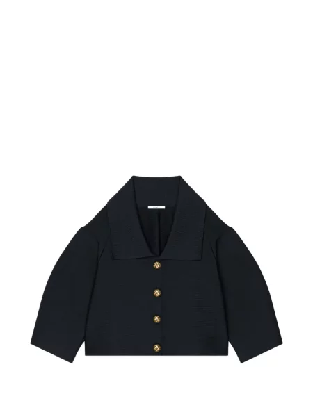 Decupat geacă Givenchy negru