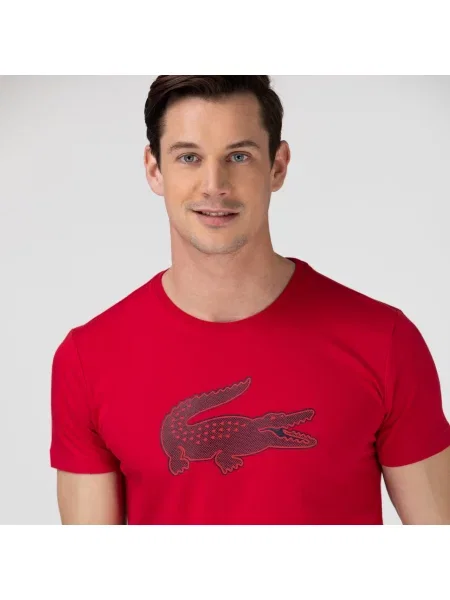 Спортивная футболка Lacoste красная