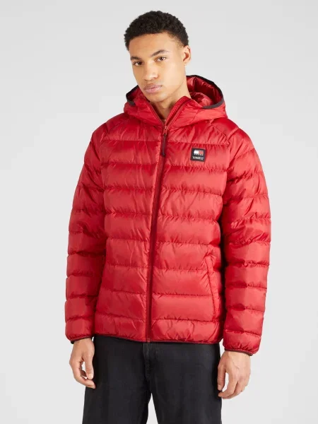 Tommy Jeans Vatovaná bunda červená